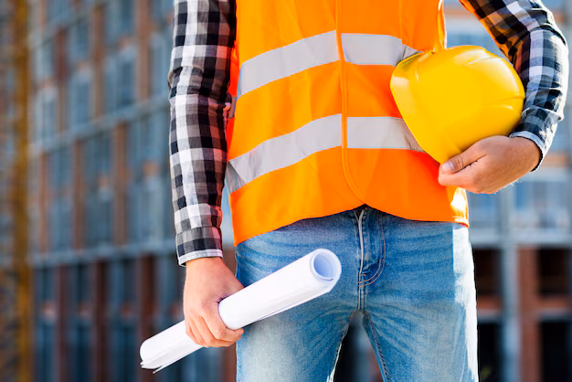 Close up construction worker holding helmet 23 2148233667