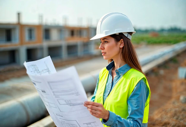 Female construction engineer 23 2151933419